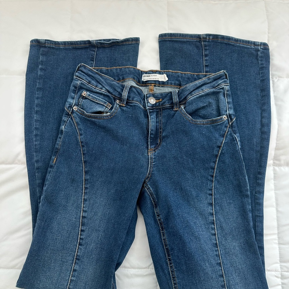 Garage Women's Boot Cut Jeans - Blue Denim